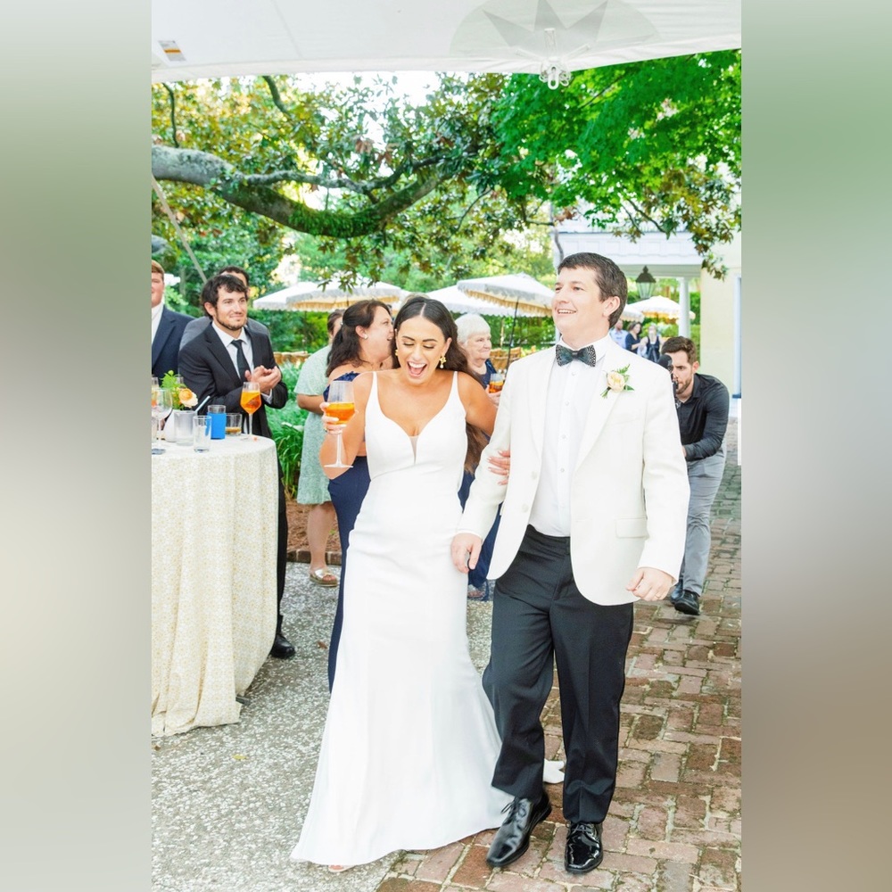 Robert Bullock Cowl Back Wedding Gown
